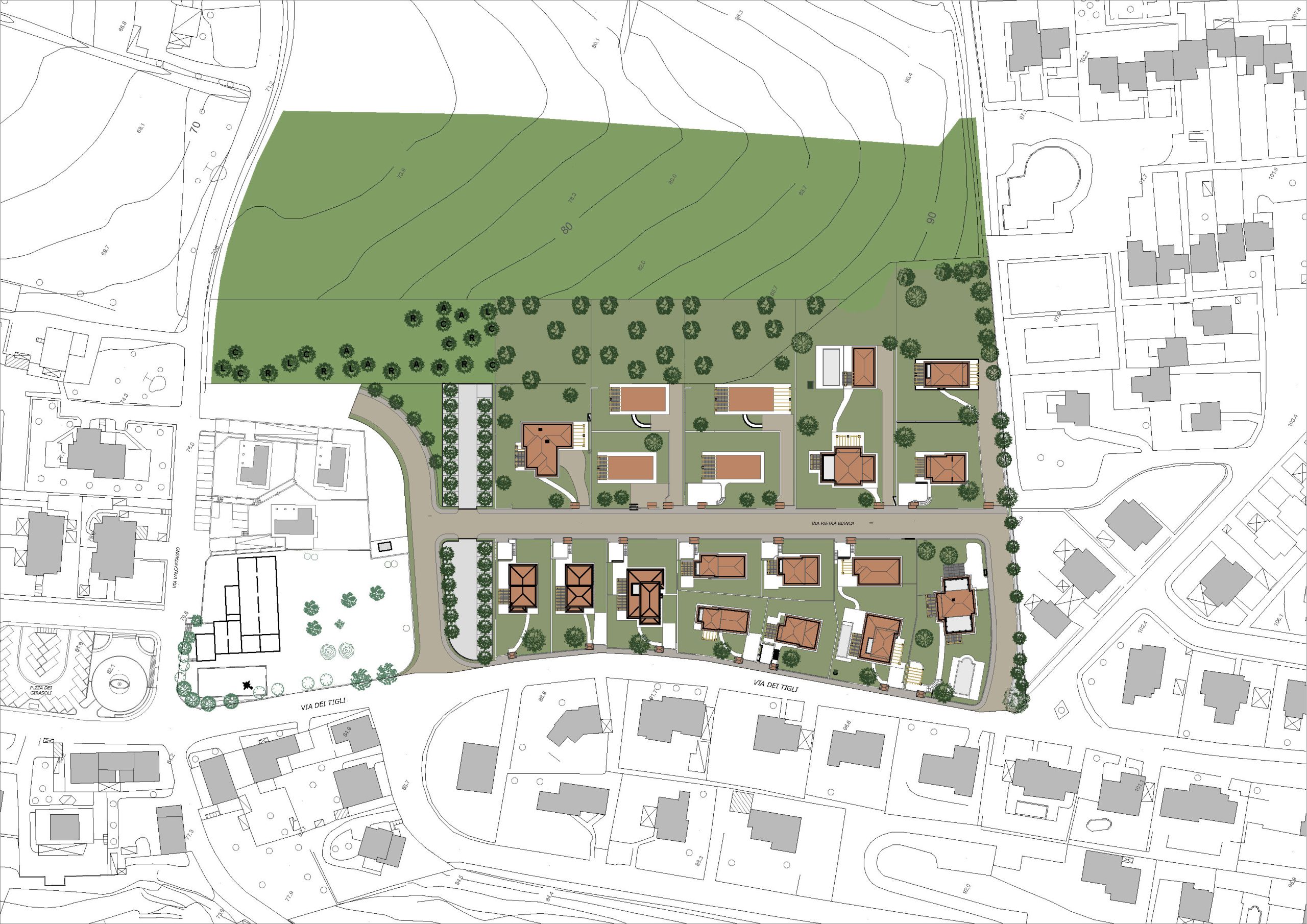 Lottizzazione Alt 10 Via dei Tigli Sud